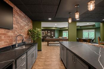 Speakeasy style lounge